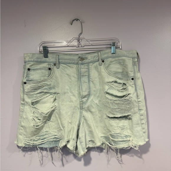 American eagle 90s boyfriend distressed denim short - Picture 1 of 6
